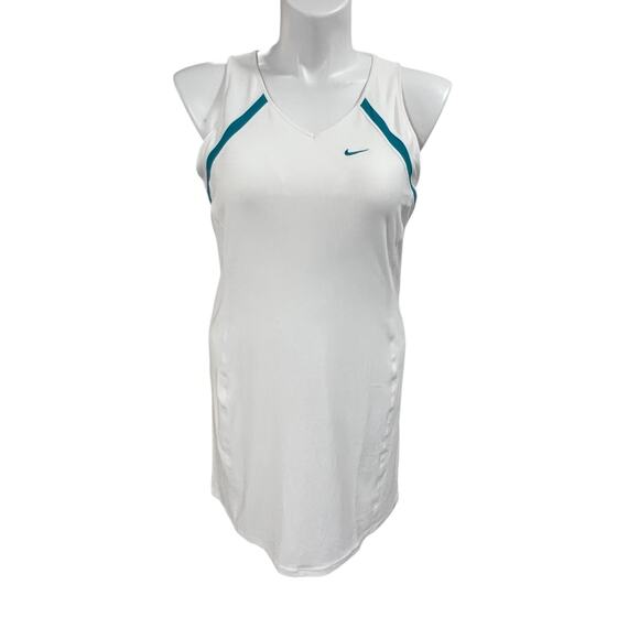 Nike Dresses & Skirts - Nike Women’s Fit Dry Tennis Dress White with Green Accents Size XL NWT MSRP $70